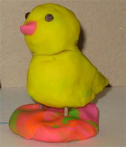 play dough chicken