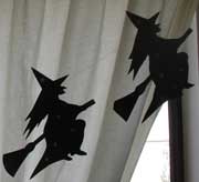Witches on brooms