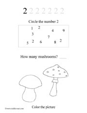 number 2 worksheet