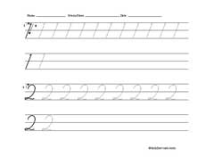 Free Printable Numbers Worksheets and Activity Sheets for Kids
