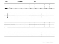 letter L worksheet