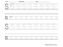letter S worksheet