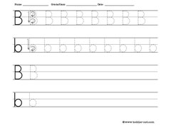letter A worksheet