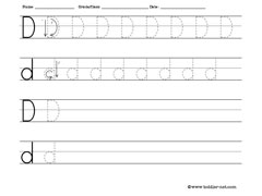 letter A worksheet