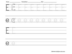 letter A worksheet