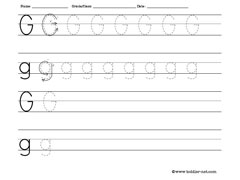 letter A worksheet