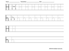 letter A worksheet