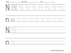 letter A worksheet