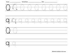 letter A worksheet