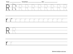 letter A worksheet
