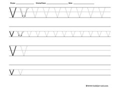 letter A worksheet