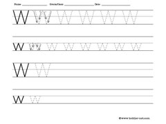 letter A worksheet