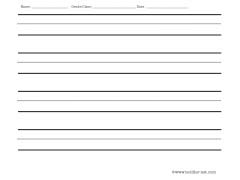 writing page